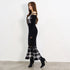String core plaid dress